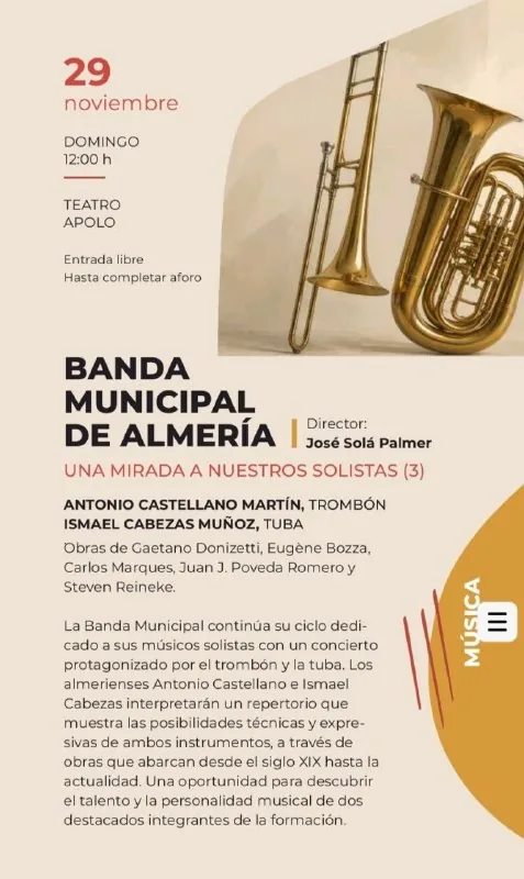 Banda Municipal De Almería: Una Mirada a Nuestros Solistas (3)
