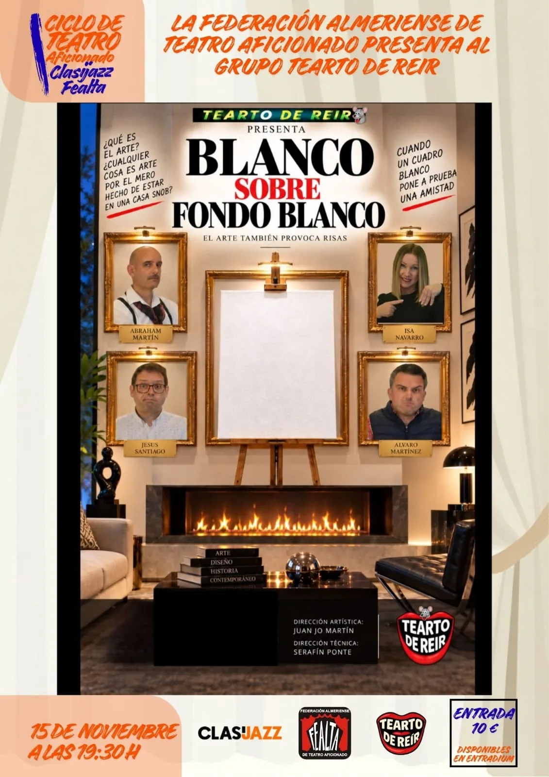 Ciclo Teatro FEALTA: Blanco Sobre Fondo Blanco
