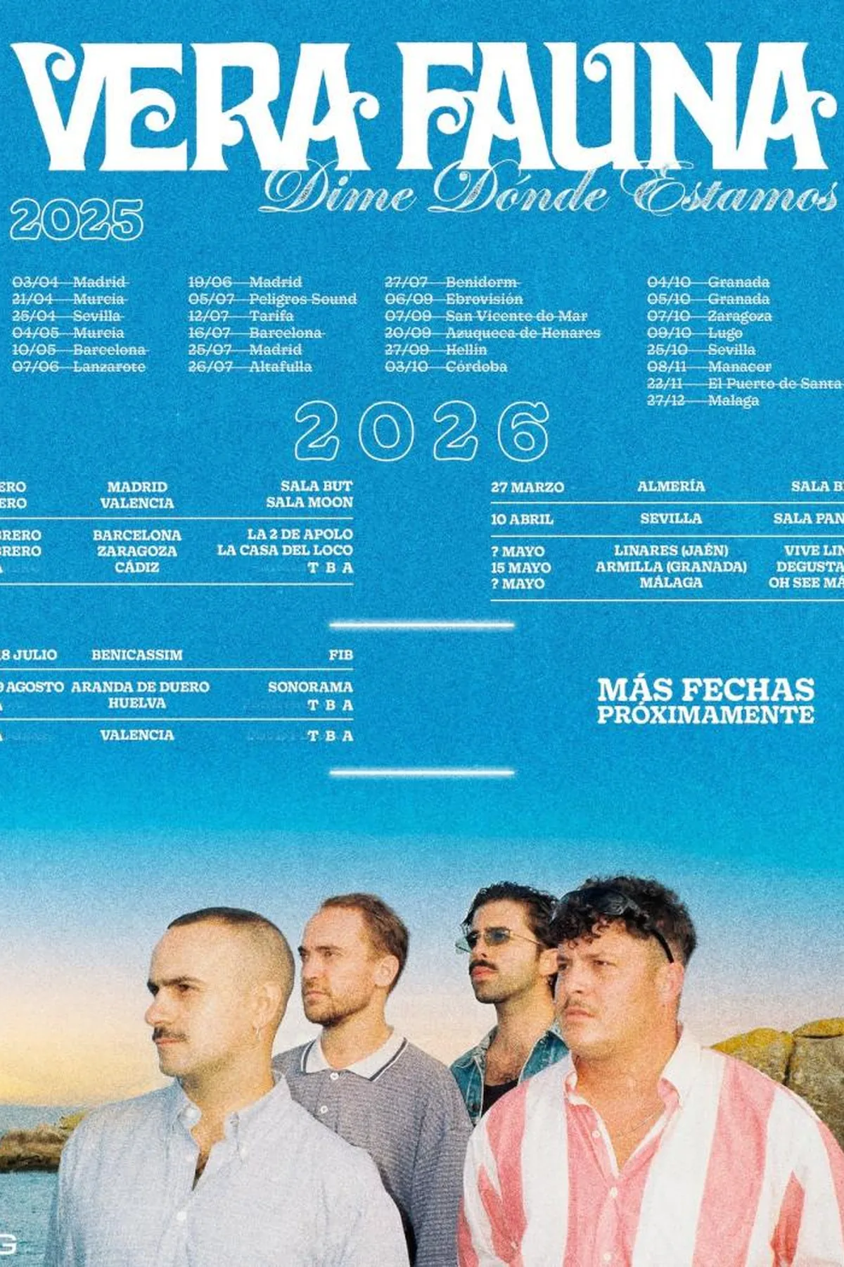 Concierto De Vera Fauna en Almería