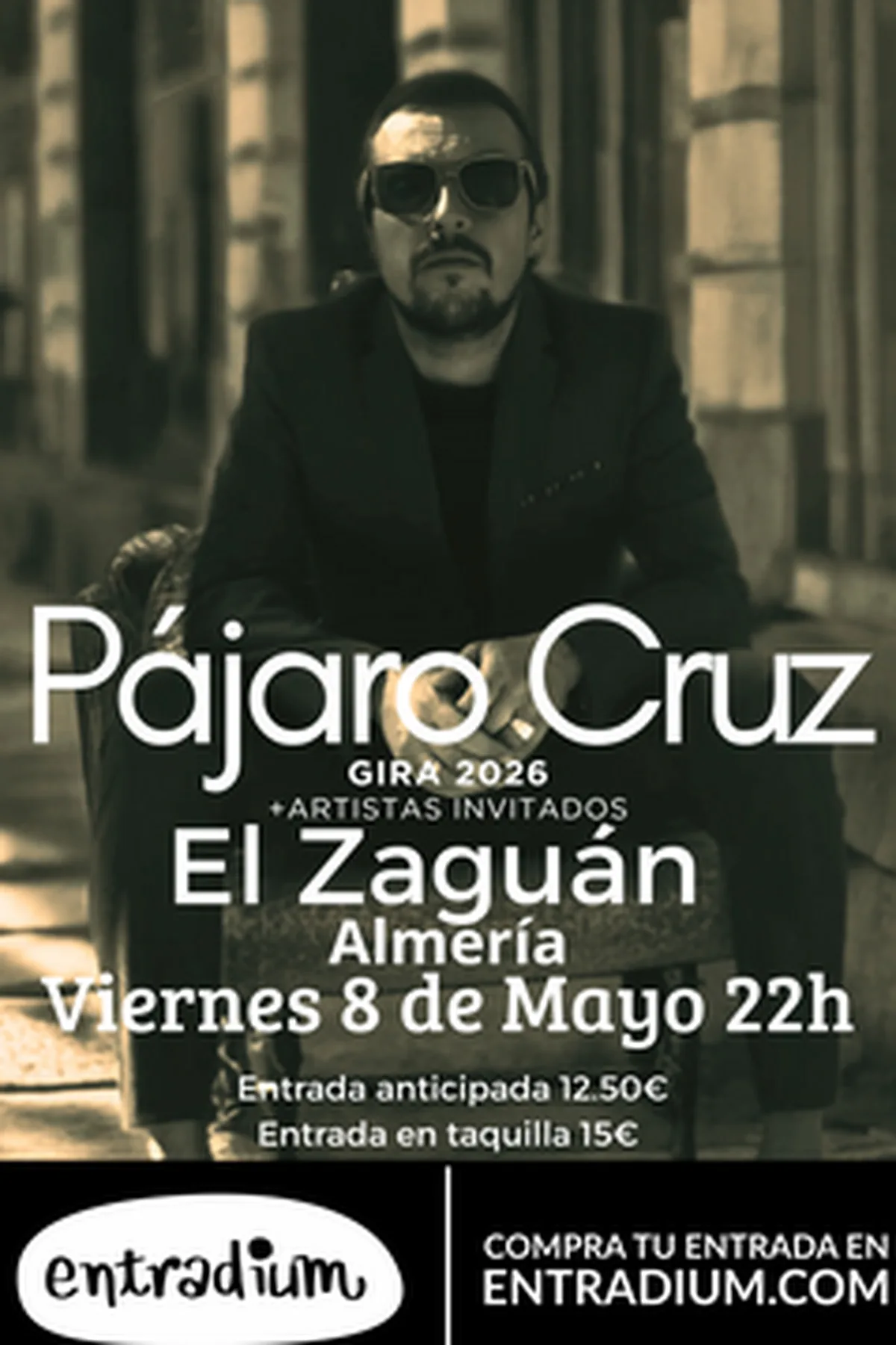 Concierto Pájaro Cruz en Almería (Sala El Zaguán)