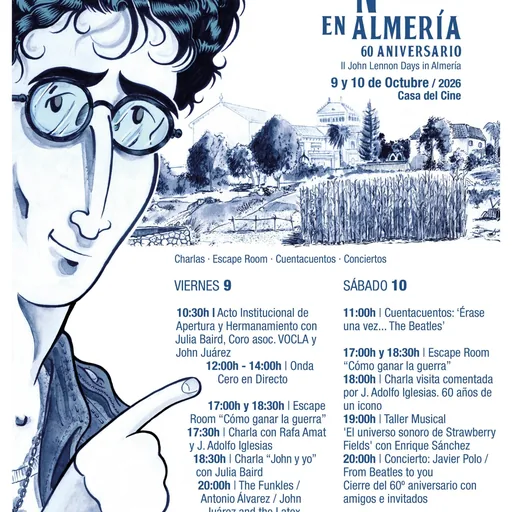 II Jornadas John Lennon en Almería 2026/10/10
