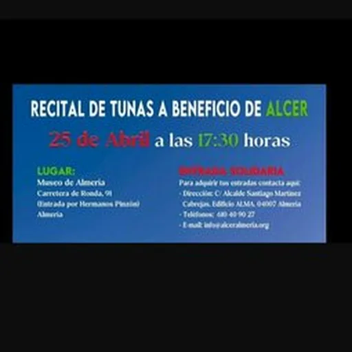 Recital De Tunas a Favor De Alcer Almería